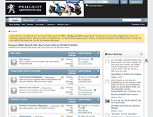 Tablet Screenshot of peugeot-bike-board.at